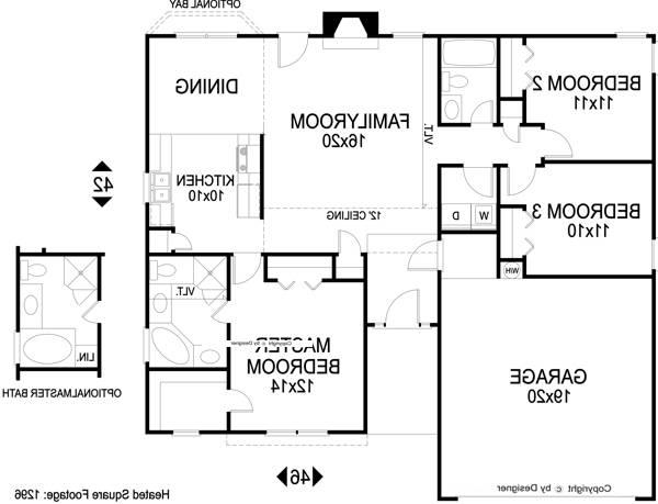 Floorplan image of The Creekside House Plan
